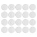 FOMIYES Eyelash Tool Vessel Tools 20 Pieces Eyelash Glue Holder False Lash Glue Holder Tray Eyelash Extension Glue Holder Pallet Pads White Lash Extension Tools Lash Tools