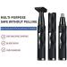 Portable USB Rechargeable Ear and Nose Hair Trimmer - Waterproof & Easy to Use Clipper for Perfect Grooming - Buy Online on GoSupps.com