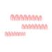 Justotry 24-Piece Pink Oval Press-On Nails | French Tip Almond Art Fake Nails for Women Short & Beautiful Artificial Fingernails - Buy Online on GoSupps.com