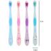 Buy Set of 4 Cute Compact Toothbrushes - Assorted Colors for Effective Oral Care | International Shipping Available - Buy Online on GoSupps.com