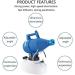 MSLI for Home bar Factory Airport Subway Station etc Portable Electric Sprayer Atomizer 110V 4.5L 1400W - Buy Online on GoSupps.com