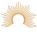 Minkissy Goddess Halo Crown Gold Spikes Crown Women Zip Tie Spike Sun Headband Halloween Costume Headpiece Headdress Golden