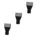 FRCOLOR Pack of 3 Pet Water Blower Accessories Hair Dryer Hair Dryer Combs Hair Dryer Accessories Small Hair Dryer Comb Creative Dryer Nozzle Hair Dryer Front Nozzle 12.00X7.00X4.00CMx3pcs Black X 3 Pieces