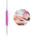 Glass Cuticle Pusher Professional Manicure Stick Nail Art Tools Accessory Cuticle Remover Tools Rosy - Buy Online on GoSupps.com