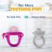 Teetherpop: No Mess Fillable & Freezable Baby Teether - USA Made, Medical Grade - Pink/Fuchsia - Buy Online on GoSupps.com