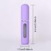 Bottom Filling Perfume Bottle - ABS Atomizer Perfume Bottle in Purple | International Shipping Available - Buy Online on GoSupps.com