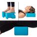 WRIST BUDDY Yoga Blocks - Prime Comfort for Wrist Pain Relief | Set of 2 EVA Foam Blocks for Balance and Fitness | Yoga Accessories for Home Workouts - Teal - Buy Online on GoSupps.com
