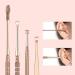 SEASD 9Pcs Ear Cleaner Set - Spiral Ear Wax Remover Kit with Ear Spoons (Gray) - Buy Online on GoSupps.com