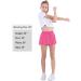 Girls 2 in 1 Flowy Athletic Shorts with Pockets - Rose Red, Size 8 Years - Buy Online on GoSupps.com