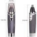 Waterproof Ear and Nose Hair Trimmer Precision Facial Trimmer for Men & Women Easy Cleansing Battery-Operated Family Friendly - Buy Online on GoSupps.com