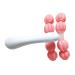 AMOSFUN 2 STK massage roller trigger point stick muscle back massage tick massage device with back roll leg roller stick body massage device Exercise roll Massage tab fitness plastic 14.3x11.3x7cmx2Pcs different colors x 2 pieces