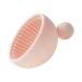 Beaupretty Make Silicone Scrub Pad Make Brush Cleaning Kit cosmetic brush cleaner bowl Cosmetic Brush Cleaning Mat Brush Cleaner Mat silicone make applicator bracket Silica gel make Brush 7x6.5cm Pink