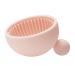 Housoutil 1pc Silicone Scrub Pad Make up Kit Silicone Makeup Applicator Brush Washing Dryer Cleaner Cosmetic Cleaning Scrubber Makeup Cleaning Pad Silicone Brush Silica Gel Makeup Brush 7x6.5cm Pink