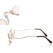 Fopytu Magnifying Folding Flip Down Makeup Glasses - Cosmetic Readers for Precision & Style - Shop Internationally - Buy Online on GoSupps.com