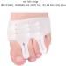 Deaver Silicone Forefoot Pads Comfortable Honeycomb Gel Toe Spreaders for Breathability & Relief | Soft Midfoot Pads (White 1 Pair) - Worldwide Shipping - Buy Online on GoSupps.com
