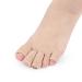 DEAVER Cuttable Toe Tubes Nursing kit Thumb Valgus Correction Sleeve Made of Elastic Fabric Toe Protectors Relief Pressure Pain Corn and Calluses Remover Open 4 Only