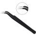 Professional Eyelash Tweezers Set - 2 Stainless Steel Tweezers for Eyelash Extensions | Curved & Straight Tweezers - Buy Online on GoSupps.com