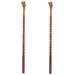 Beavorty 2 pieces of hands scratch back scratches for adult back scratches for all age groups Tools of portable back scratches Massage device made of wood adult tickling