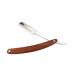 Minkissy razor blades manual razor razor with folding blade razor with interchangeable blade razor with a straight edge wooden cone sharply double -edged bamboo beard shears as shown