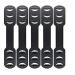 5PCS Strap Extenders for Face Masks Masks Hooks Anti-Tightening Ear Protector Decompression Holder Hook Ear Strap Accessories Ear Extension Mask Buckle Ear Pain Relieved (Black)