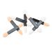 Mikinona Double Ended Makeup Brush 50pcs Beauty Sponge Eye Shadow Applicator Double Sided Cosmetics Eye Shadow Brush Miss Mix
