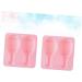 HOMSFOU 4 Pcs Silicone Molds Fondant Molds De para Gelatinas Silicone Cake Mold Silicone Baking Mold DIY Baking Molds Complementary Food Drumstick Pinkx2pcs 15.8*14.9 CMx2pcs - Buy Online on GoSupps.com
