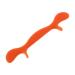SOESFOUFU Facial Lifting Device Orthotics Smiling Maker -lift Exerciser Mouth Slimmer Shaper Cosmetology Kit Silicone Slimmer Facial Exerciser Smiling Training Brace Lip Man Neck Silica Gel 11.5X2.5cm Orange