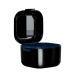 Lmoikesz tooth protection case storage box for false teeth bags pockets bite ring washable reusable tooth organization container black