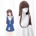 Tohru Cosplay Wig | 2019 Fruits Basket Long Brown Straight Hair with Bangs | Halloween Anime Costume Accessory - Buy Online on GoSupps.com