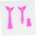 FOMIYES 6 Pcs Eyeliner Eyeshadow Baffle Stamp Eyeliner Shield for Eyeliner Mascara Drawing Aid Shield Extend 1 count (Pack of 1) Assorted Colorx2pcs - Buy Online on GoSupps.com