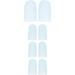 8 Pairs of Silicone Toe Spreaders for Calluses and Corns - Breathable and Stretchy Toe Sleeves for Pain Relief - 5.6x2cm - Buy Online on GoSupps.com