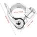 Keenso 25.4mm Aluminum Bike Seatpost Clamp - Rustproof Quick Release for 28.6mm Seatpost (Silver) - Buy Online on GoSupps.com