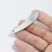 Crescent Eye Cream Spoon | Stainless Steel Makeup & Cream Spoon | Mini Mask Stick for Skincare | Silver Metal Design - Buy Online on GoSupps.com