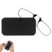 Lipfer Nose Clip Armless Reading Glasses For Men Women Temple Slim Pocket Reader Ultra Thin Mini Portable Case