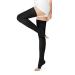 Homtoozhii Thigh High Stocking Open Toe Socks Pressure Support Hose Antv-Slide Silicone Dot High Elastic Stocking XX-Large Black