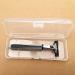 Double Storage Box for Men's Razors & Shaver Accessories - Transparent Holder & Fabric Case - Buy Online on GoSupps.com