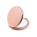 Meet shop make-up pocket mirror portable pocket mirror Travel foldable mini retro round make-up mirror 70mm wide illuminated mirror rose gold