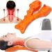 Trapezius Stretcher & Trigger Point Massager - Neck & Shoulder Relaxation Cushion (Orange) - Buy Online on GoSupps.com