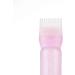Minkissy 3pcs Root Comb Applicator Bottle Brush Root Comb Bottle for Hair Dye Coloring Scalp Treatment Essential White Purple Pink - Buy Online on GoSupps.com