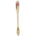 Nail Dust Brush Soft Fiber Delicate Touch Skin Friendly Exquisite Multifunctional Brush for Makeup Mask (Champagne Gold)