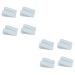 NOLITOY 8 Pairs Invisible Inner Booster Pad Heel Inserts for Height Heel Cushion Insole Height Increase Insoles Invisible Heighten Insole Height Insoles White Raise Pad Student Soft Foam