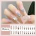 Noapasa Press on Nails 24 Pcs Silver Butterfly model Designs Fake Nails False Nails Acrylic Nails Glue on Nails for Women and Girls (Silver) - Buy Online on GoSupps.com