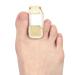RooRuns Toe Alignment and Support Kit 2-Piece Toe Splint Set for Hammer Toe Bent Toe Claw Toe Crooked Toe Curled Toe and Toe Injuries - Includes Toe Straightener Corrector and Brace Skin Right