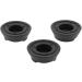 Lifeswonderful - Set of 3 Replacement Screw-in Rubber Cane Tips Feet Suitable for Hurrycane Freedom Edition Walking Sticks - Buy Online on GoSupps.com