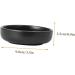 OUNONA 4 Pcs Sauce Dish Vinegar Dish Soy Sauce Plates Dipping Bowls Plates Fruit Black Appetizer Plates Japanese Style Seasoning Dishes Dip Bowl Snack Bowl Ceramics Mini Bowl re-usable 9X9X2.5CMx2pcs Blackx2pcs - Buy Online on GoSupps.com