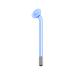 UUPAS - Spare Glass Attachment for High Frequency Facial Wand (Mushroom Tube)