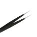 Tweezers straight/pointed made of stainless steel for 3D printer black