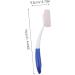 Housoutil Long-Handled Foot Exfoliator Volcanic Stone Bending Foot Exfoliator to Remove Dead Skin Calluses Feet Scrubber Foot Pumice for Dead Skin Foot Files Plastic Scraper White Body - Buy Online on GoSupps.com