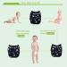 Alva Baby Reusable Washable Diapers - 6 Diapers & 12 Liners | Eco-Friendly Girl Color 6DM44 - Shop Internationally! - Buy Online on GoSupps.com