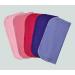 1 Ply Solid Flannel 8x8 Inches Set of 5 Pink and Purple Shades